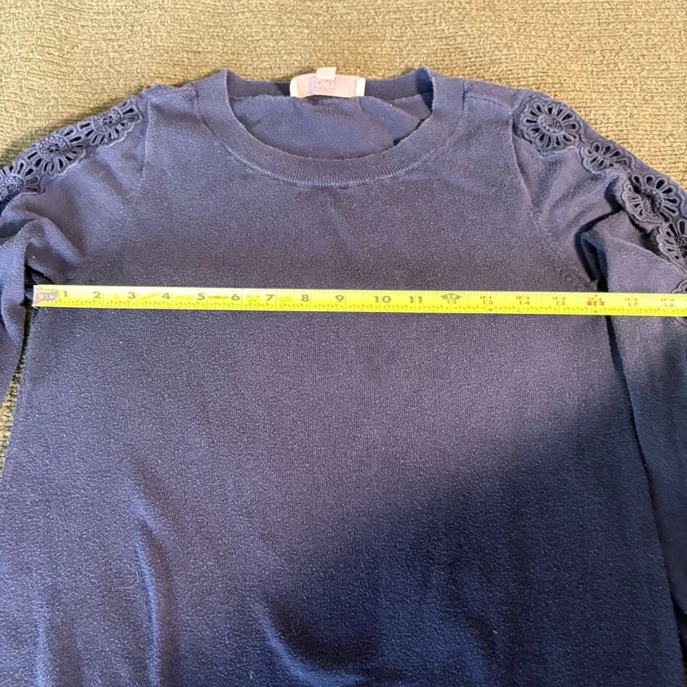 LOFT Eyelet Sweater - Picture 6 of 8